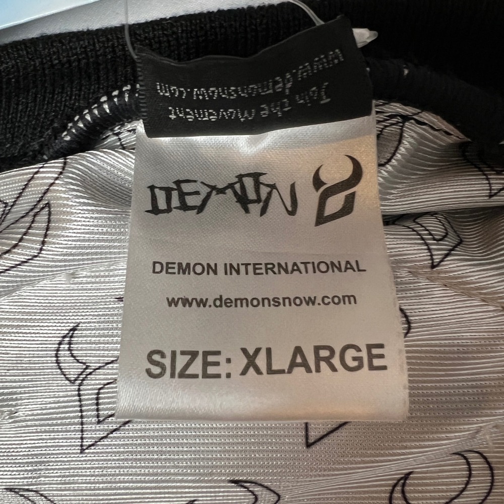 Demon Shield Vest Mens XL Black White DS5100 Protective Spine Guard Snowboard - Picture 3 of 11
